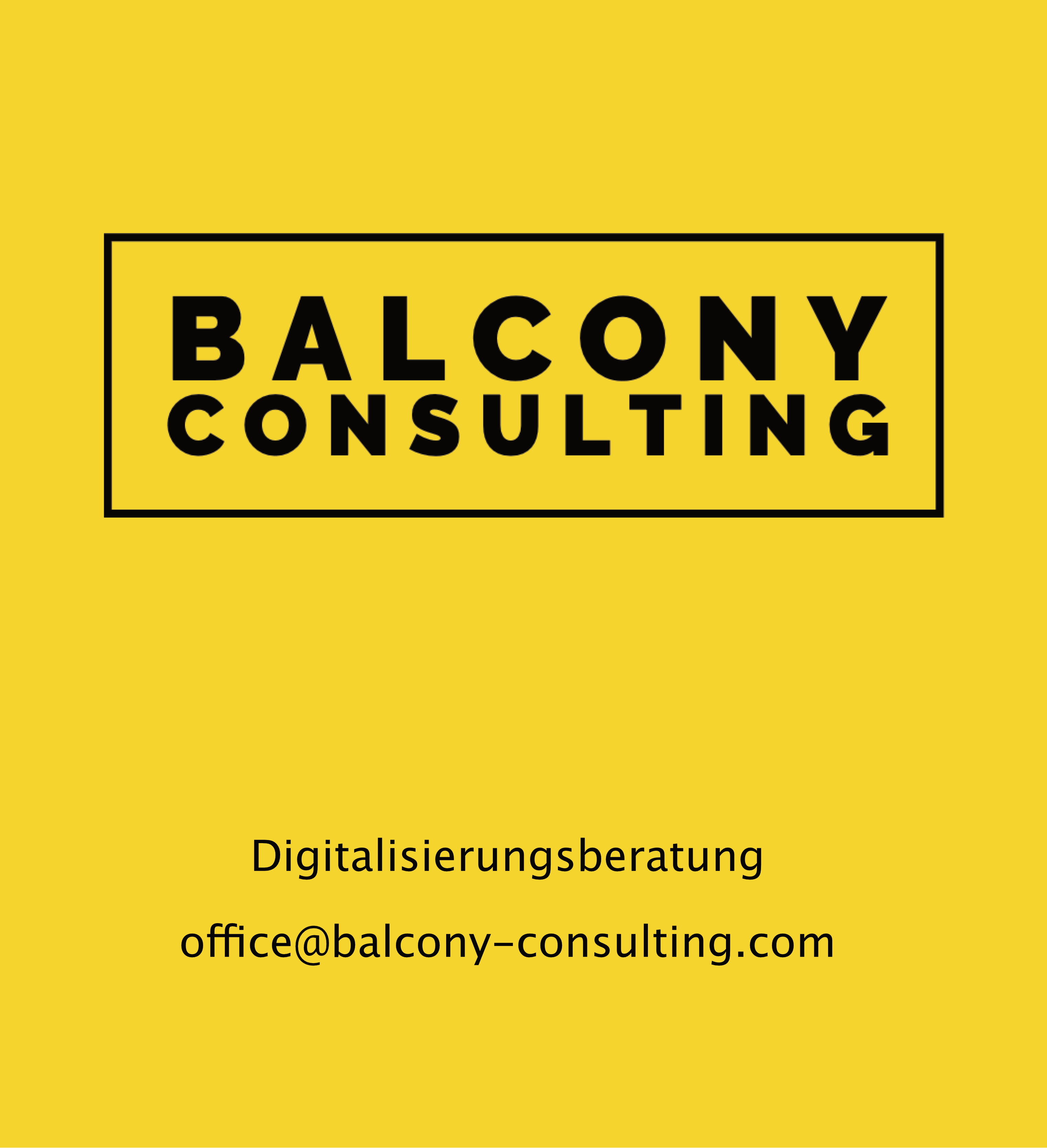 balcony consulting | Digitalisierungsberatung